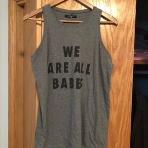 Brunette the Label tank in size M/L